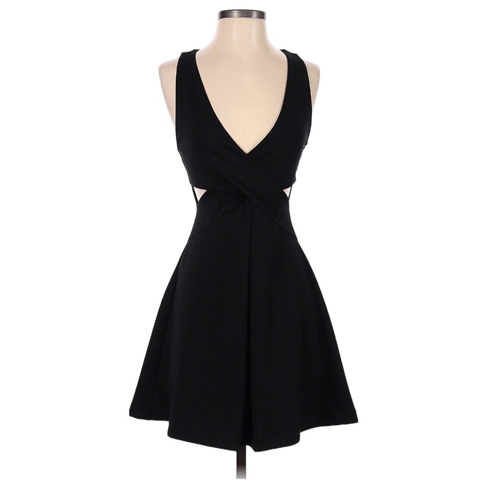 EXPRESS Casual A-Line Black Dress